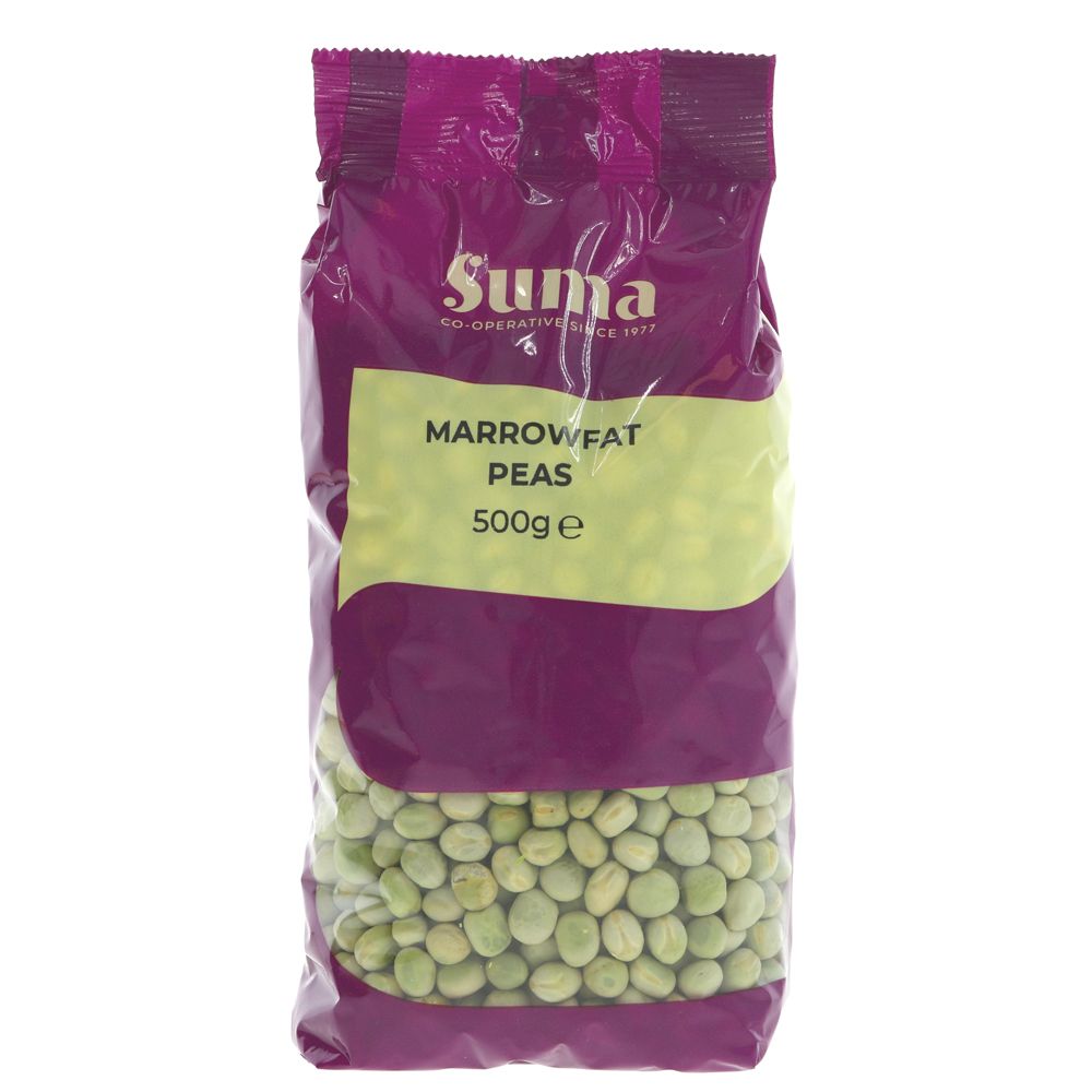 Suma Prepacks Marrowfat Peas 500g (Pack of 6)