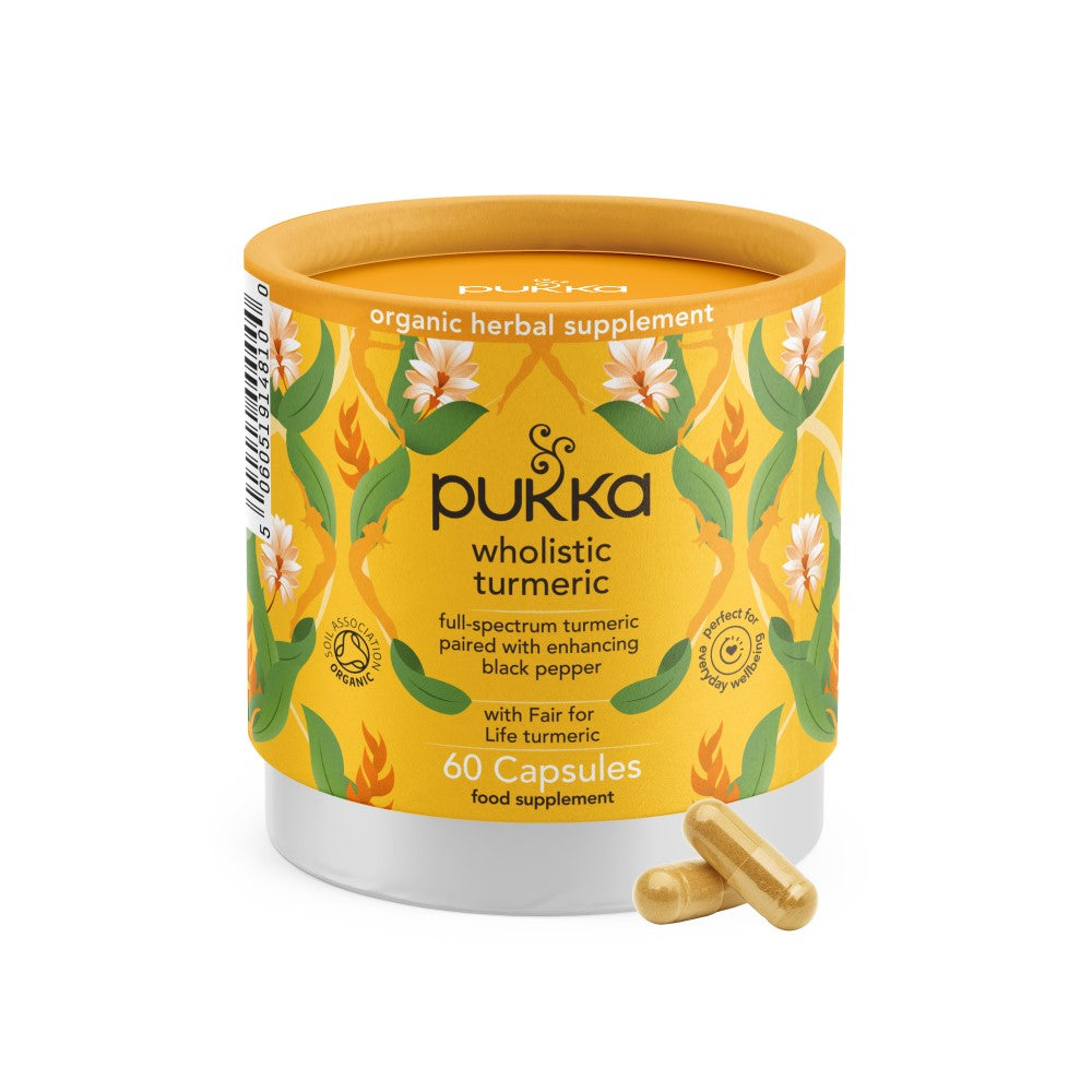 Pukka Herbs Wholistic Turmeric 60 Caps