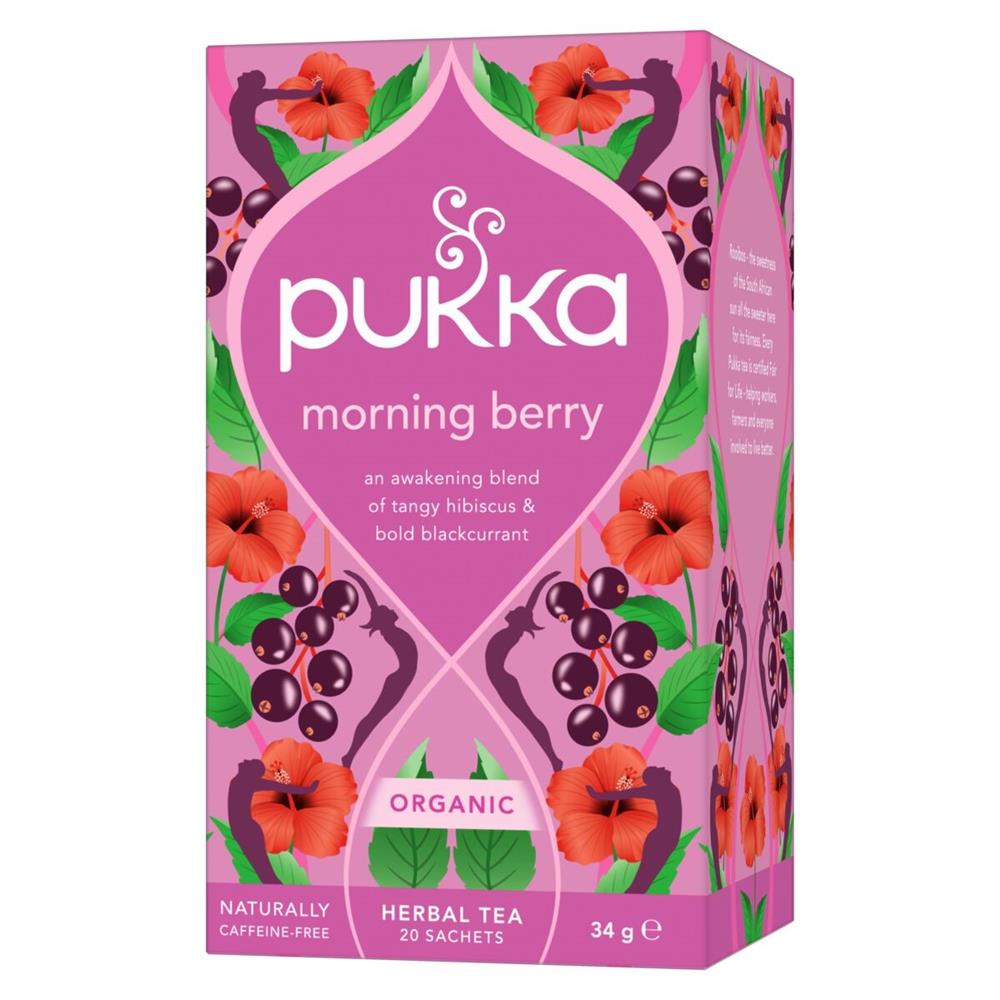 Pukka Morning Berry 20 Bags (Pack of 4)