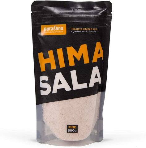 Purasana Himasala Kitchen Salt Fine Refill Bag 500 g