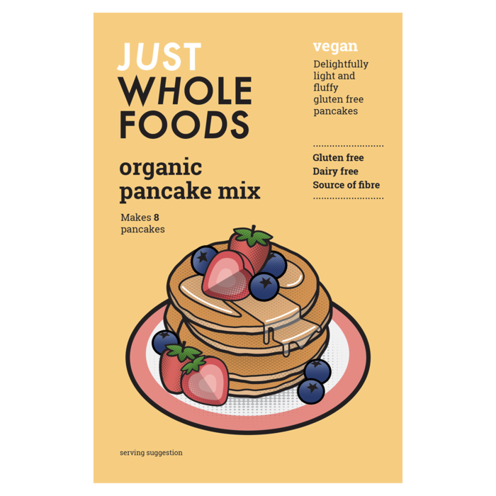 Just Wholefoods Pancake Mix 185g