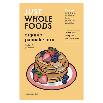 Just Wholefoods Pancake Mix 185g