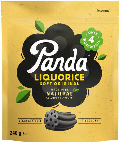 Panda Liquorice Cuts 240g (Pack of 12)