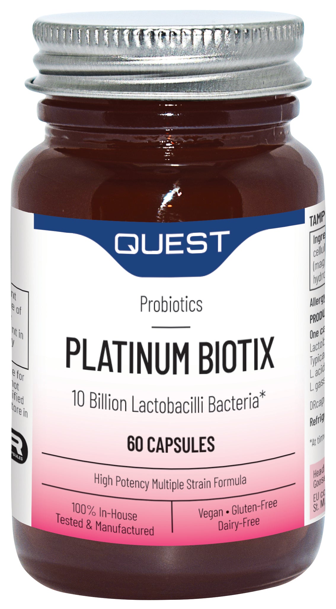 Quest Platinum Biotix 60 Capsules