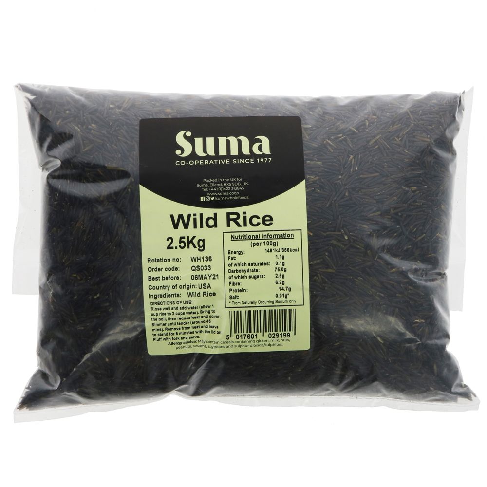 Suma Bagged Down Wild Rice 2.5 Kg