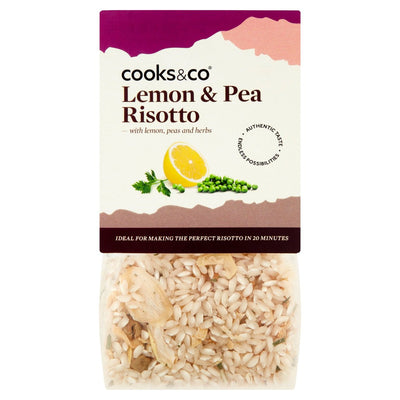 Cooks & Co Lemon & Pea Risotto 190g (Pack of 6)