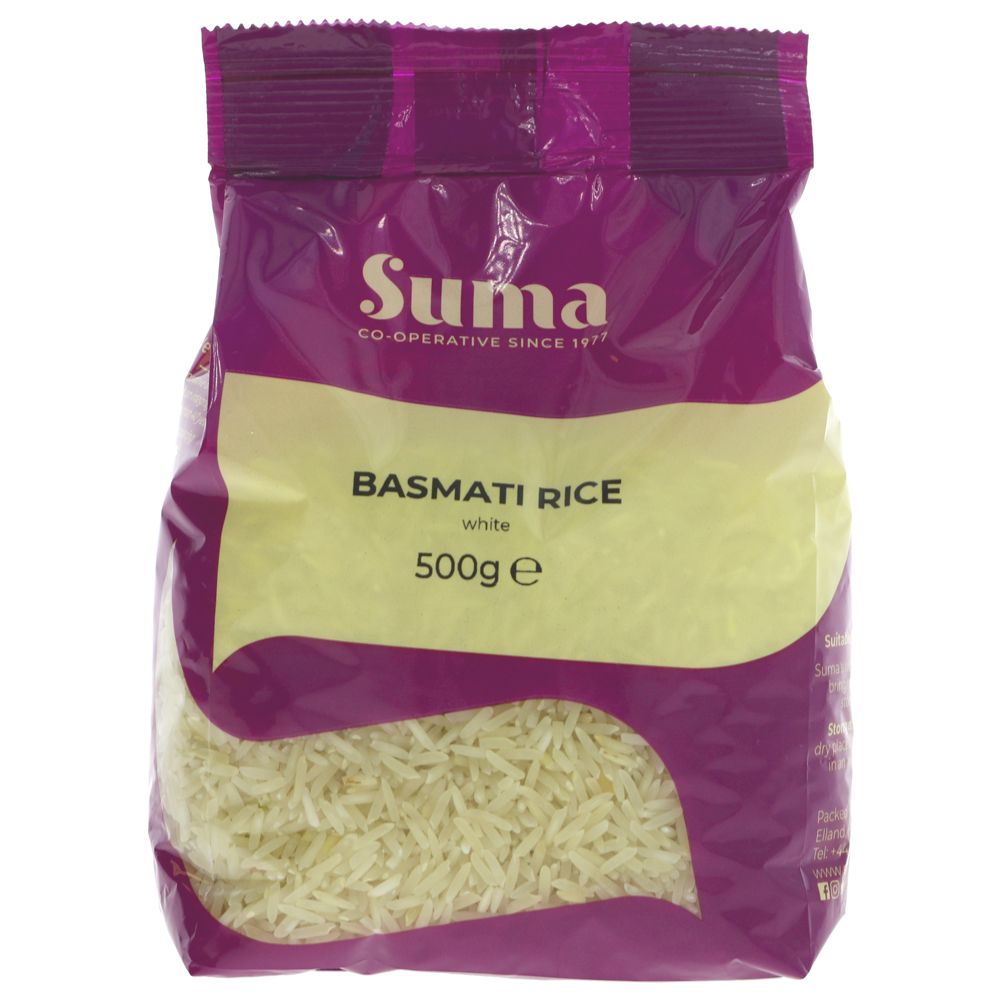 Suma Prepacks White Basmati Rice 500g (Pack of 6)