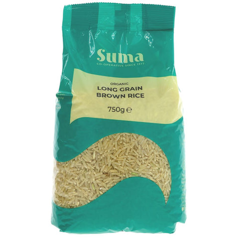 Suma Prepacks Organic Long Grain Rice 750g (Pack of 6)