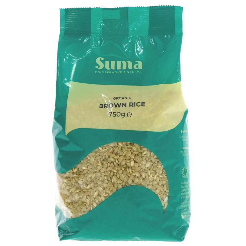 Suma Prepacks - Organic Short Grain Rice 750g (Pack of 6)