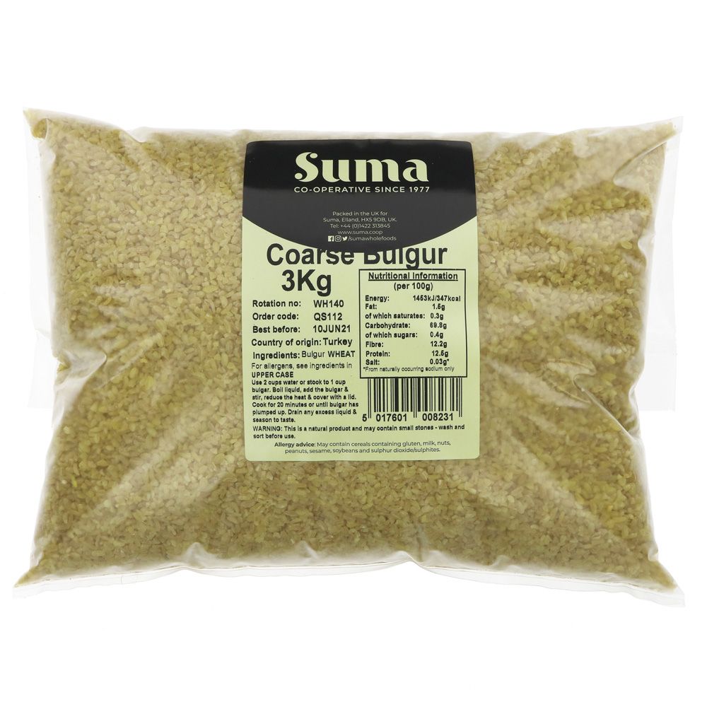 Suma Bagged Down Coarse Bulgur 3kg