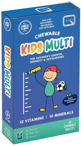 Quest Once A Day Kids Chewable Multi 30 Tablets