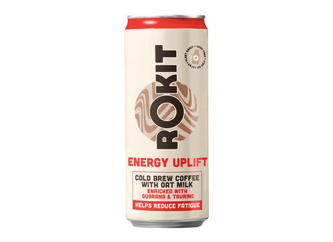 Rokit Pods Energy Uplift Cold Brew Coffee & Oat RTD 250ml (Pack of 12)