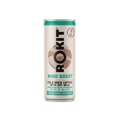 Rokit Pods Mind Boost Cold Brew Coffee & Oat RTD 250ml (Pack of 12)