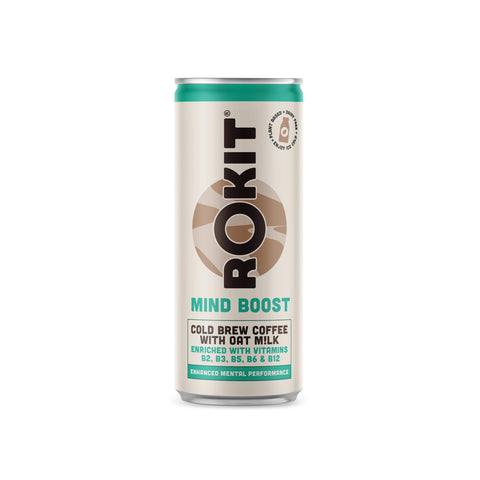 Rokit Pods Mind Boost Cold Brew Coffee & Oat RTD 250ml (Pack of 12)