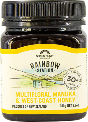 Nelson Honey 30+mg Rainbow Station & West Coast 250g