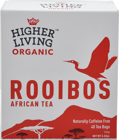 Higher Living Organic Rooibos 40 Bags (Pack of 4)