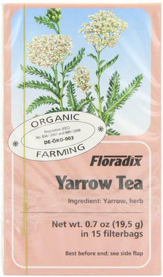 Floradix Yarrow Herbal Tea 15 Bags (Pack of 12)