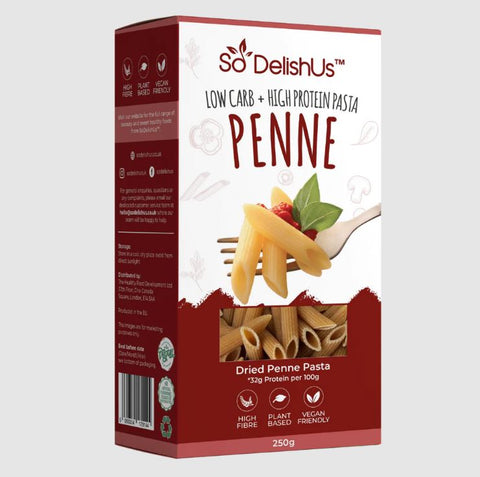 SoDelishUs Penne Dried Pasta 250g (Pack of 6)