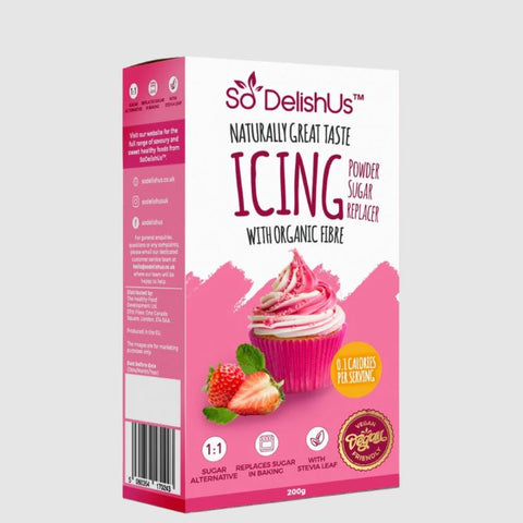 SoDelishUs Icing Sweetener 200g (Pack of 6)