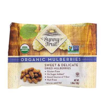 Sunny Fruit Mulberries 30g (Pack of 12)