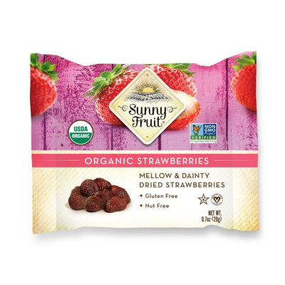 Sunny Fruit Strawberries 20g (Pack of 12)