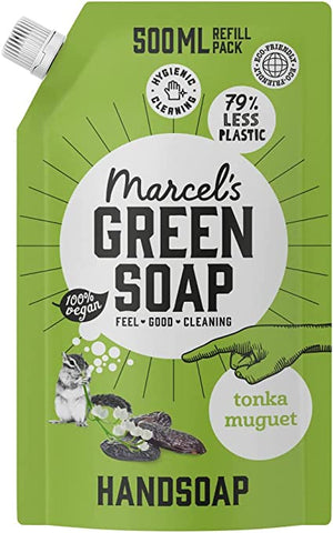 Marcels Green Soap Handwash Refill Tonka&Muguet 500ml