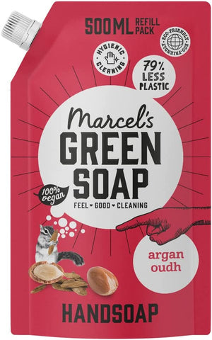 Marcels Green Soap Handwash Refill Argan&Oudh 500ml
