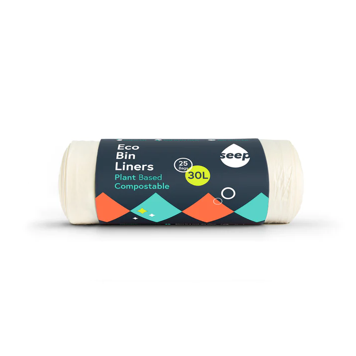 SEEP Compostable 30L Bin Liners 250g (Pack of 20)