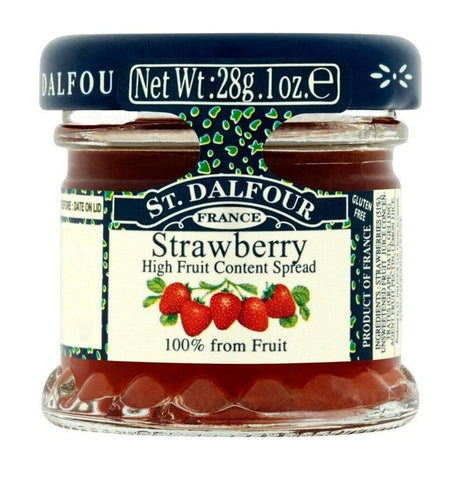 St Dalfour Strawberry Fruit Spread 28g (Pack of 48)