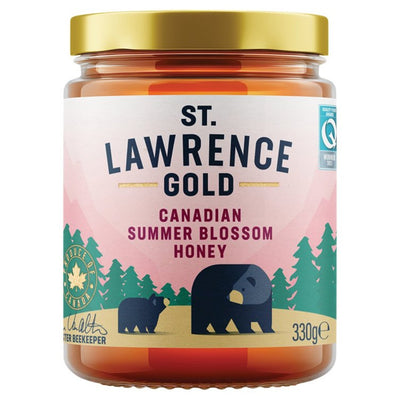 St Lawrence Gold Summer Blossom Honey 330g (Pack of 6)