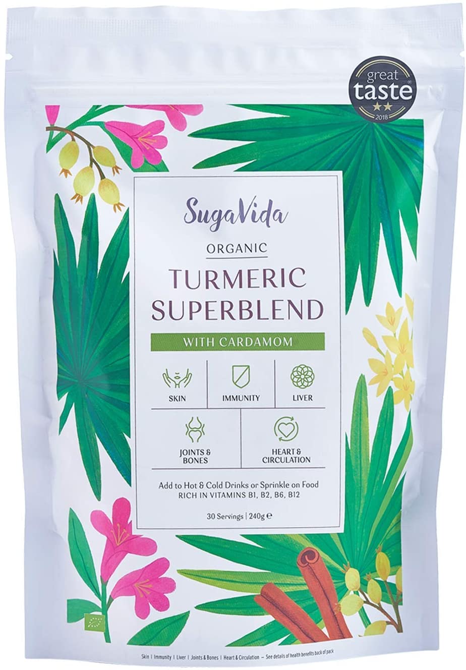 SugaVida  Turmeric Superblend - Cardamom 240g