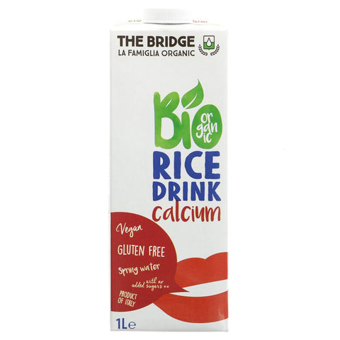 The Bridge Rice + Calcium Organic 1l (Pack of 12)