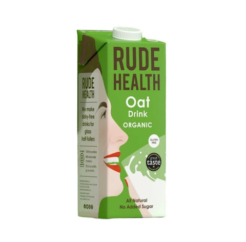 Rude Health Foods Oat Drink - No Sugars 1L (Pack of 6)
