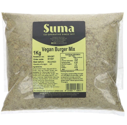 Suma Bagged Down Vegan Burger Mix 1kg