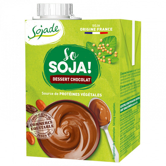 Sojade Chocolate Dessert Organic 530g (Pack of 8)