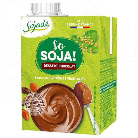 Sojade Chocolate Dessert Organic 530g (Pack of 8)