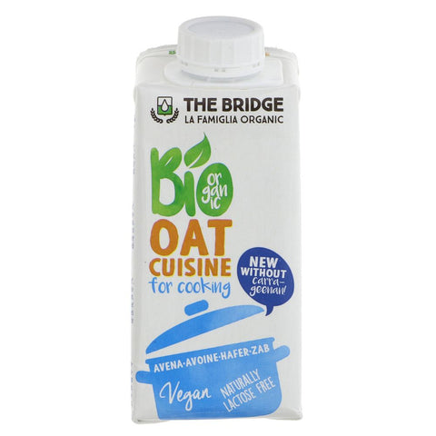 The Bridge Oat Cream Organic 200ml (Pack of 10)