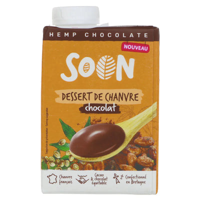 Soon Chocolate Hemp Dessert Organic 530g (Pack of 8)