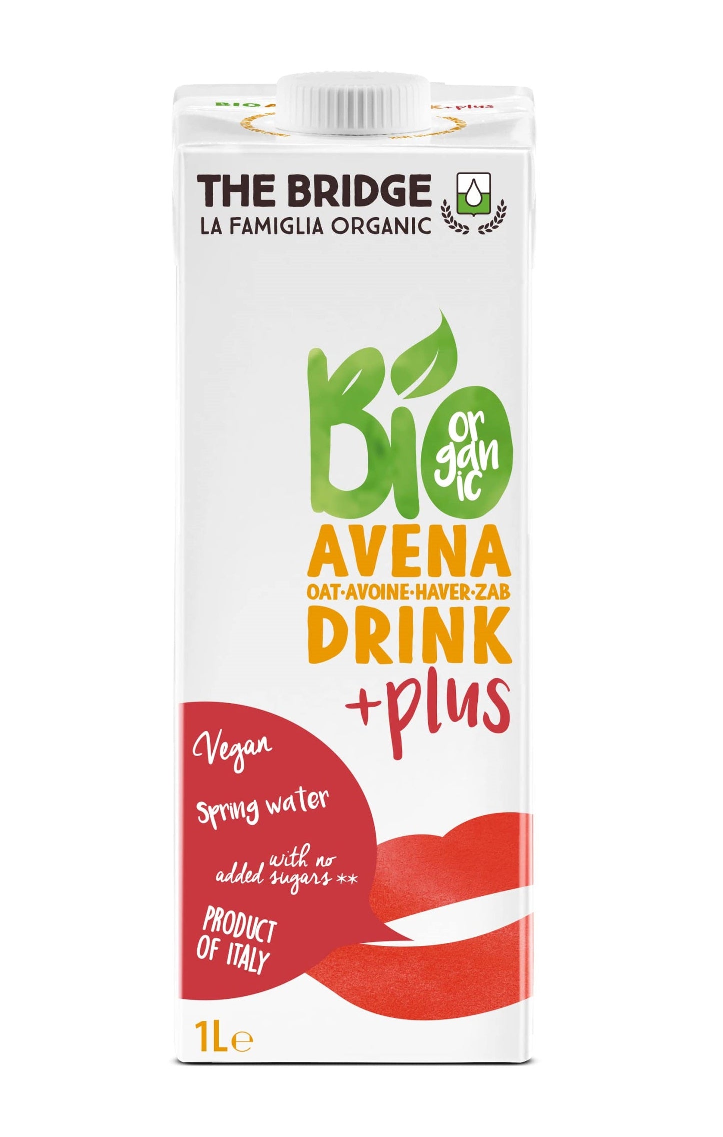 The Bridge Oat Drink Calcium Organic 1L (Pack of 12)