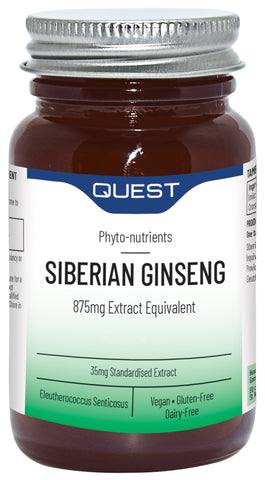 Quest Siberian Ginseng 35mg 30 Tablets