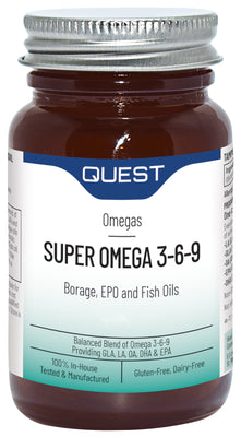 Quest Super Omega 3-6-9 90 Capsules