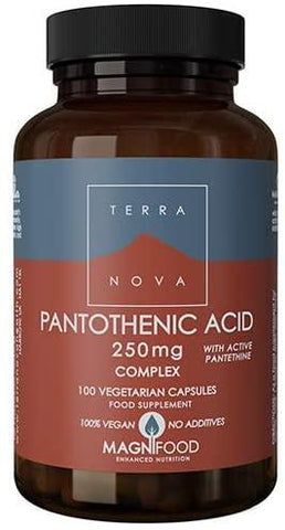 Terranova Pantothenic Acid (with Pantethine) 250mg Complex 100s