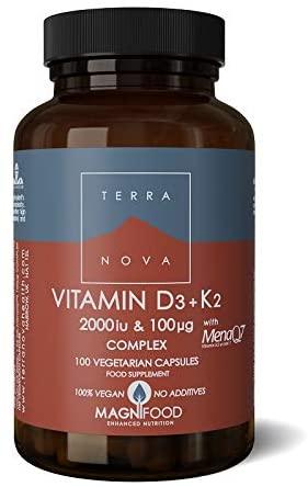 Terranova Vitamin D3 2,000iu with Vitamin K2 100ug Complex 100s
