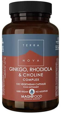 Terranova Ginkgo, Rhodiola & Choline Complex 100s