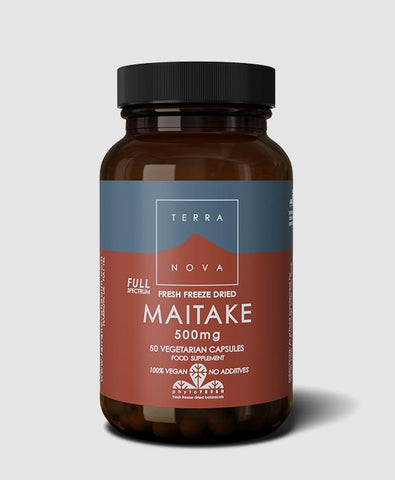 Terranova Maitake 500mg- Full Spectrum (fresh freeze dried- organic) 50s