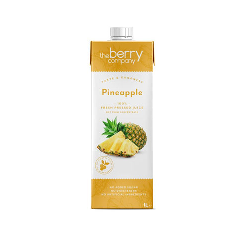 The Berry Company Pineapple Juice 1l (Pack of 12)