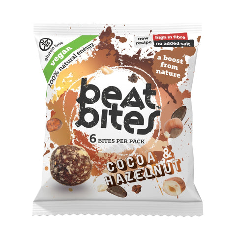 BeatBites Hazelnut & Cacao 45g (Pack of 10)