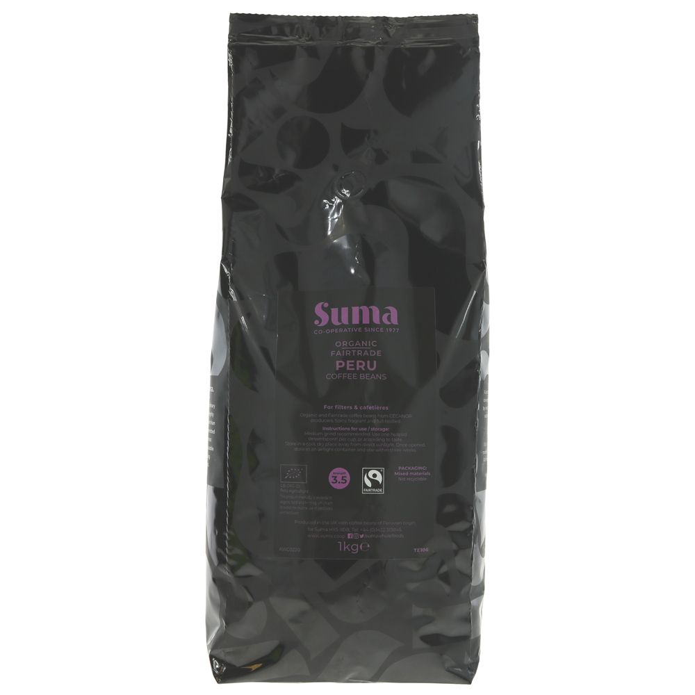 Suma Organic Peru Cepicafe Beans 1kg