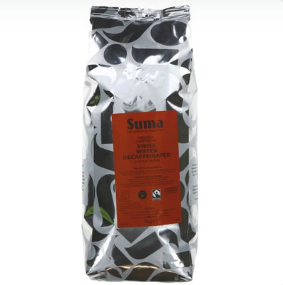 Suma Organic Swiss Water Decaff Beans 1kg