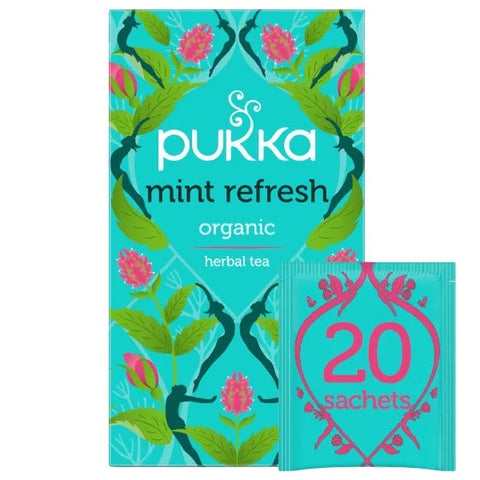Pukka Mint Refresh Tea Organic 20 Bags (Pack of 4)